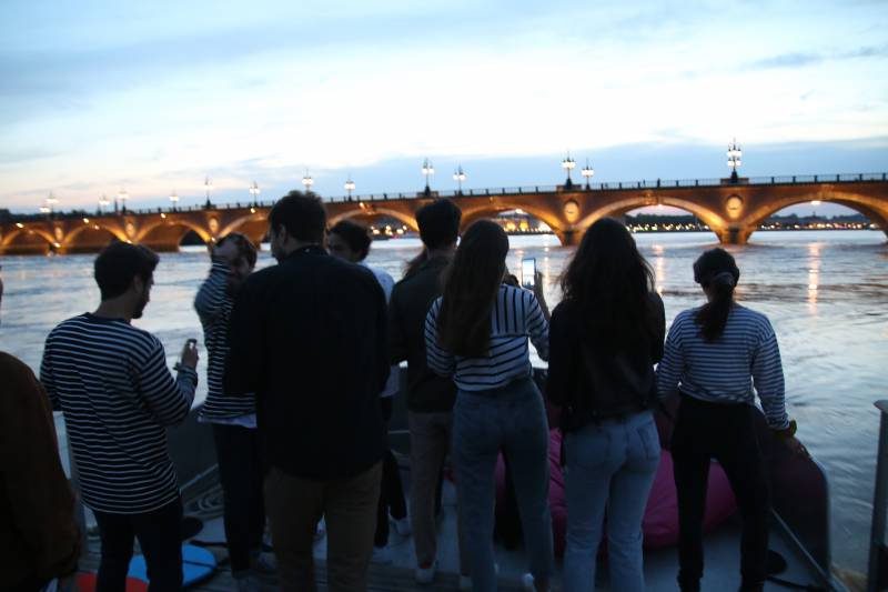 Balade en bateau à Bordeaux