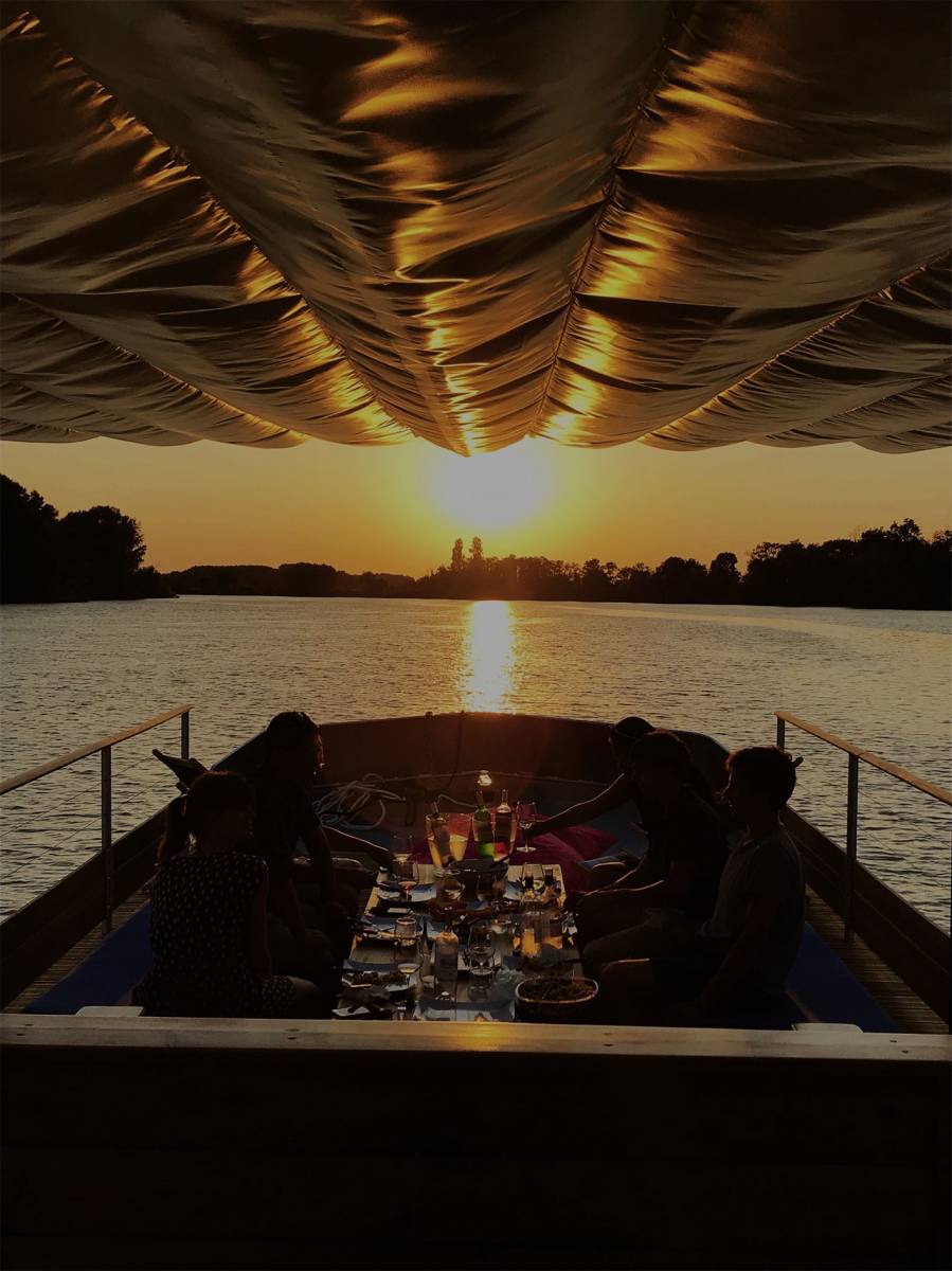 Balade coucher de soleil